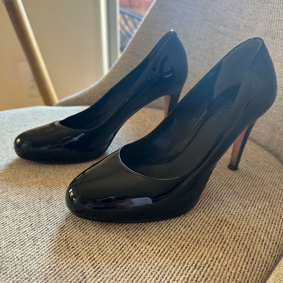 Cole Haan Nike Air Technology Lainey Heel Pump Black Patent Leather Size 7 - Picture 4 of 6